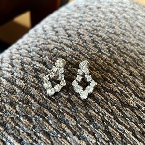 Vintage rhinestone earrings